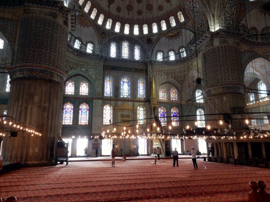 istanbul interno moschea blu Sultan Ahmed Mosque